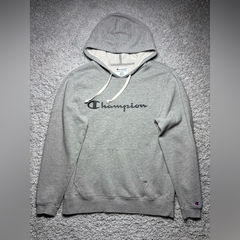 Champion Hoodie Mens Medium Pullover Hooded Sweatshirt Activewear Outerwear Gym
